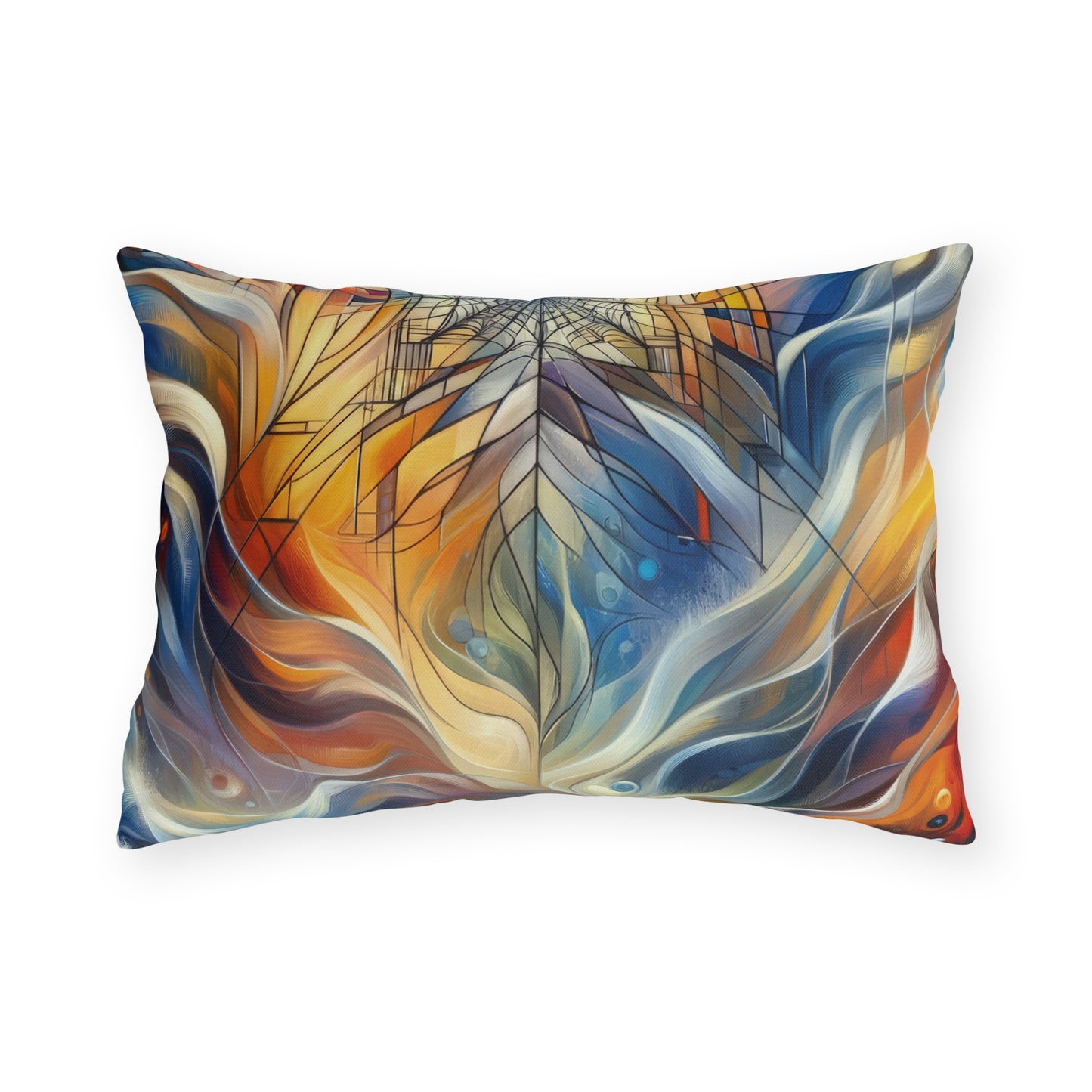 Weaving Renewal Web Outdoor Pillows