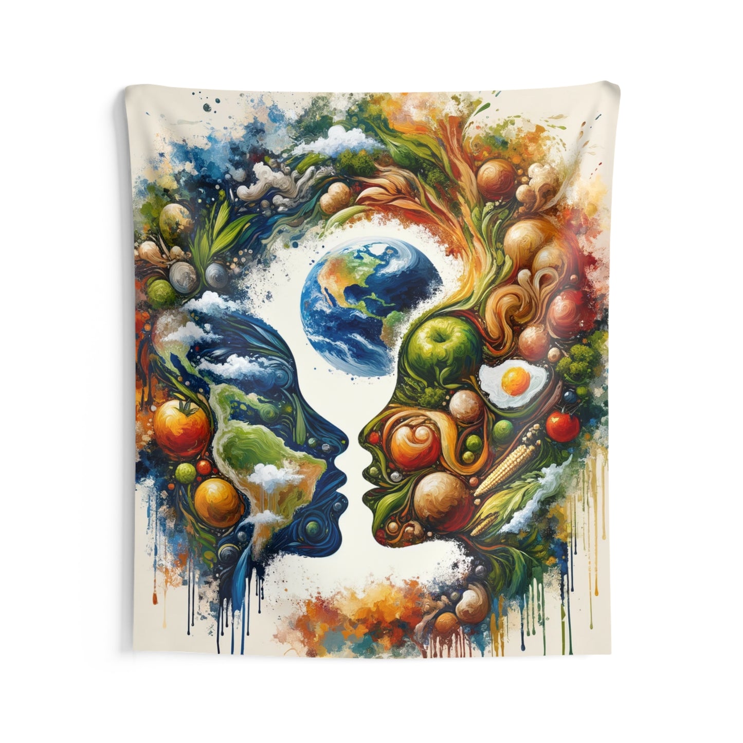 Earthly Dialogue Feast Indoor Wall Tapestries