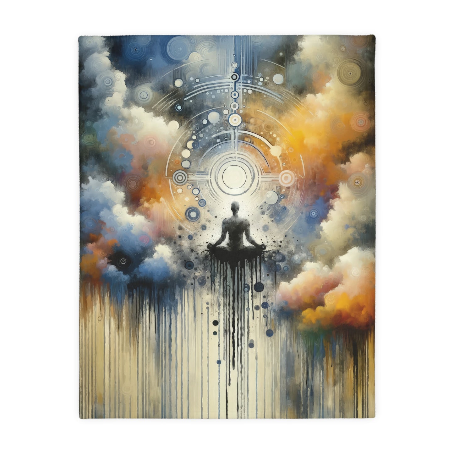 Mindful Transformation Profundity Velveteen Microfiber Blanket (Two-sided print)