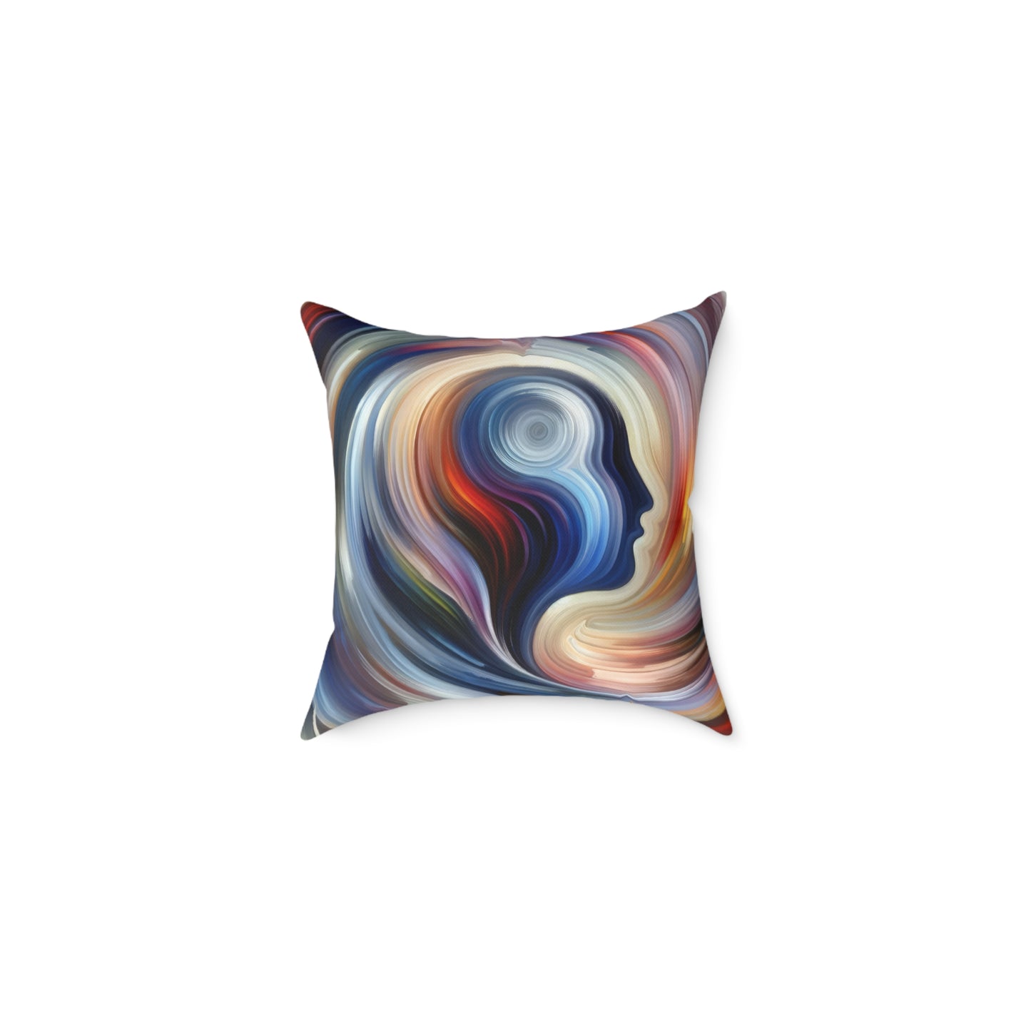 Harmonious Mindset Abstract Spun Polyester Pillow