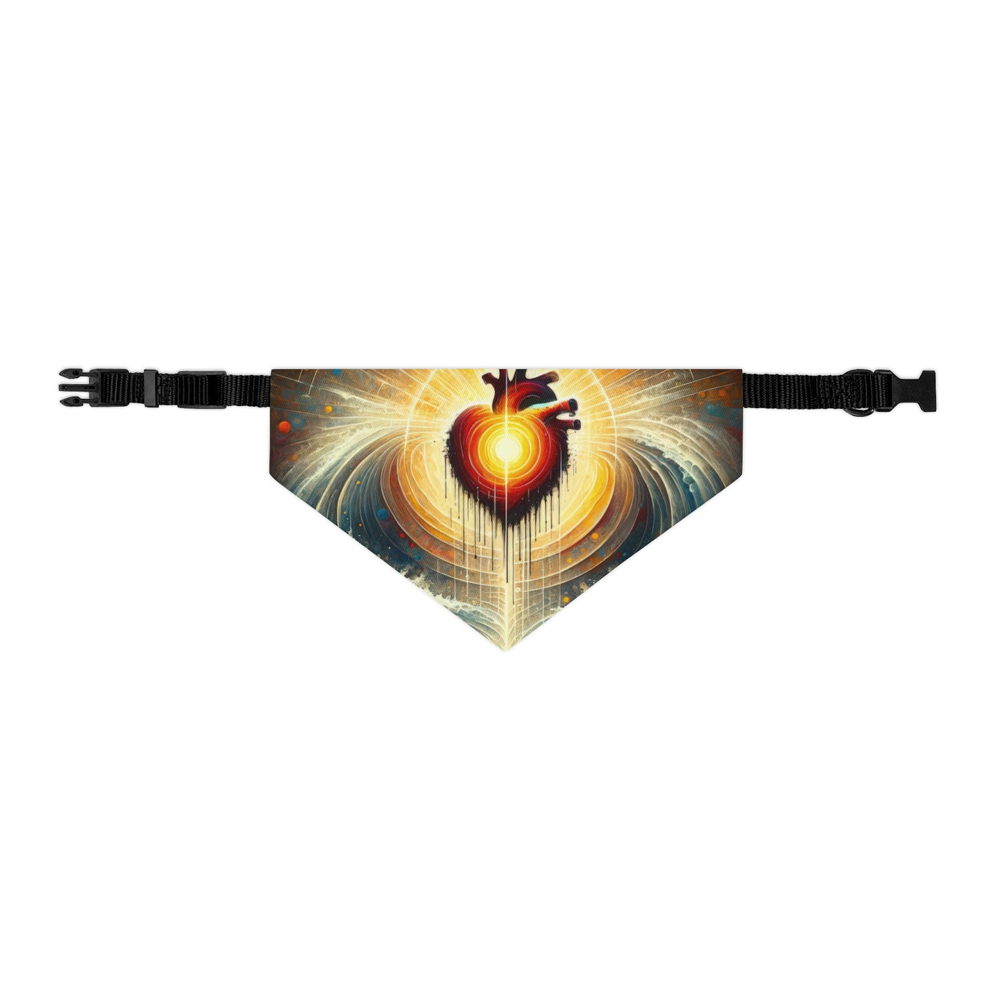 Awakened Heart Waves Pet Bandana Collar