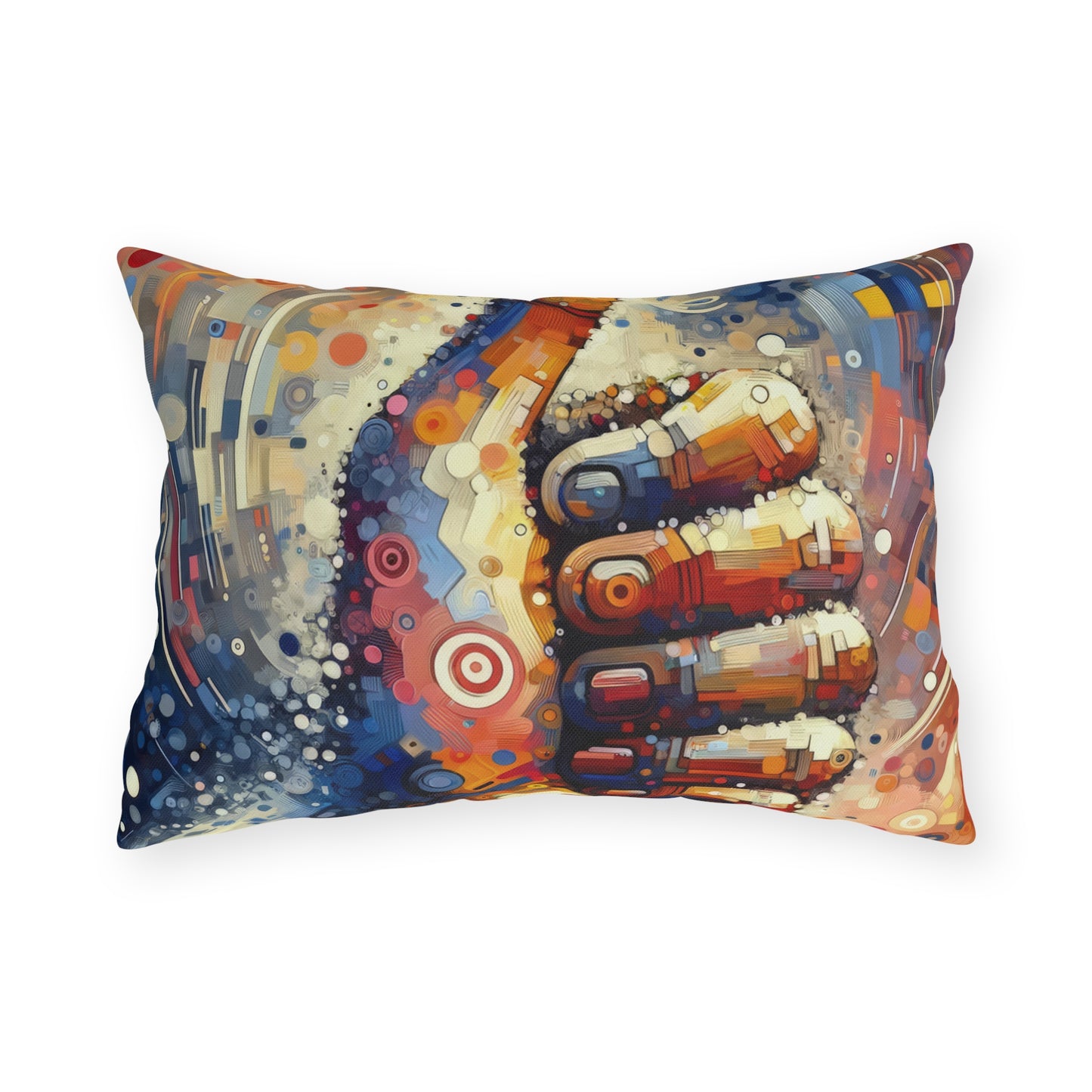 Digital Gratitude Nod Outdoor Pillows