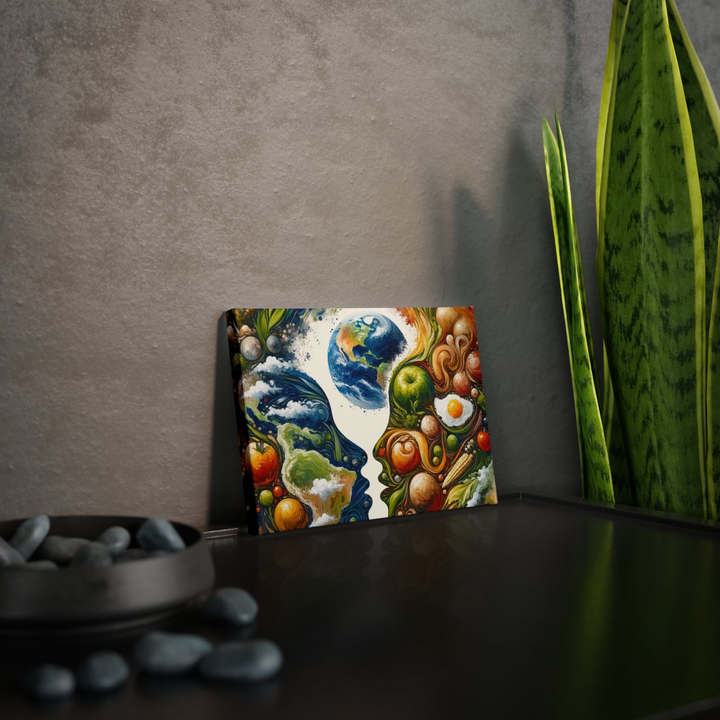 Earthly Dialogue Feast Canvas Photo Tile