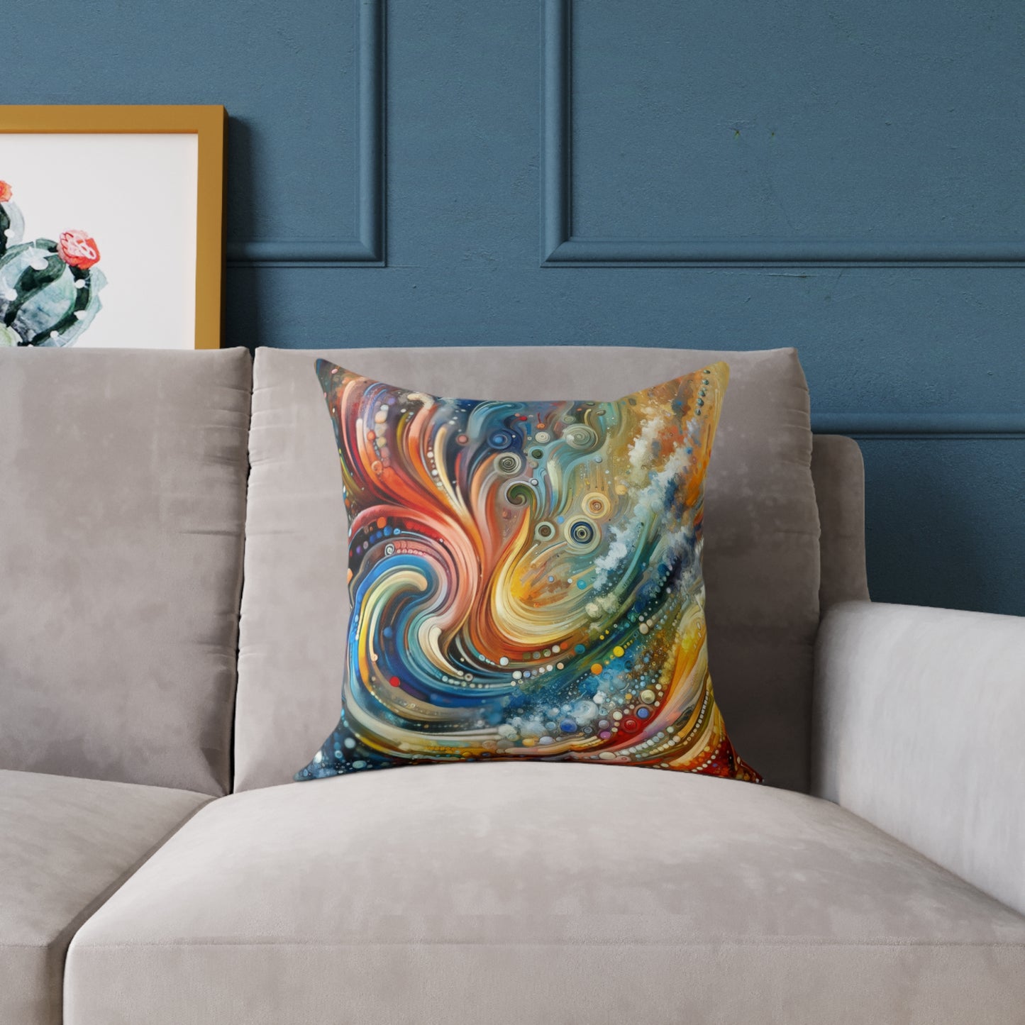 Dynamic Unity Tapestry Spun Polyester Pillow