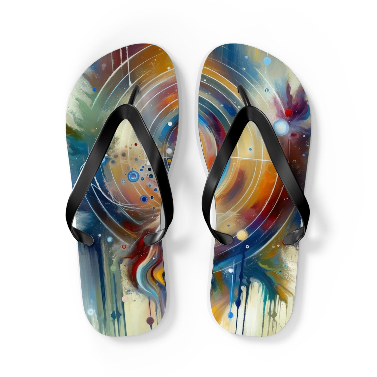 Unified Heart Awakening Flip Flops
