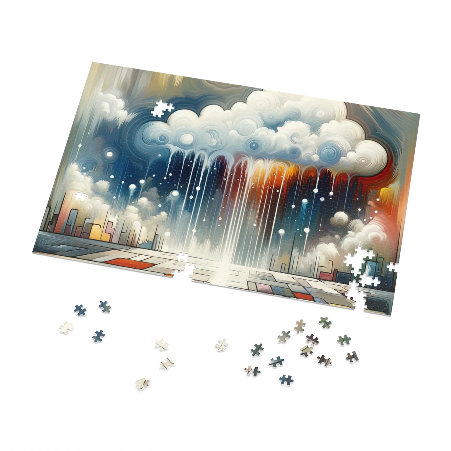 Grounding Silver Clouds Jigsaw Puzzle (30, 110, 252, 500,1000-Piece)