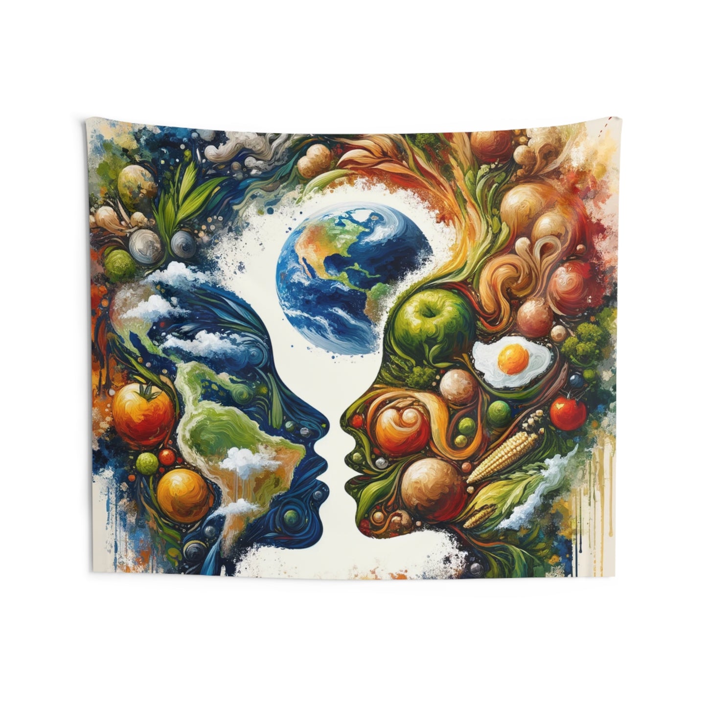 Earthly Dialogue Feast Indoor Wall Tapestries