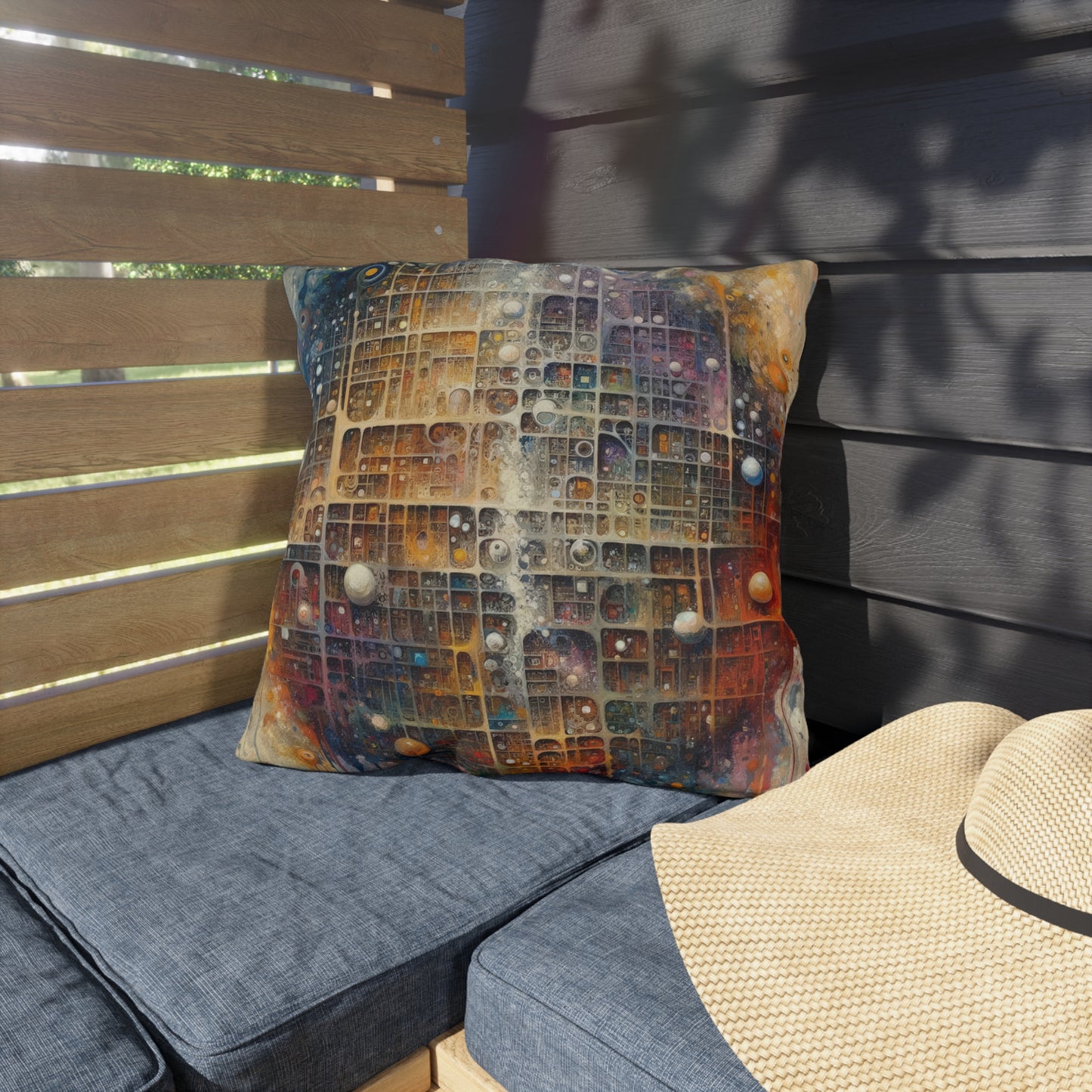 Integral Harmony Existence Outdoor Pillows