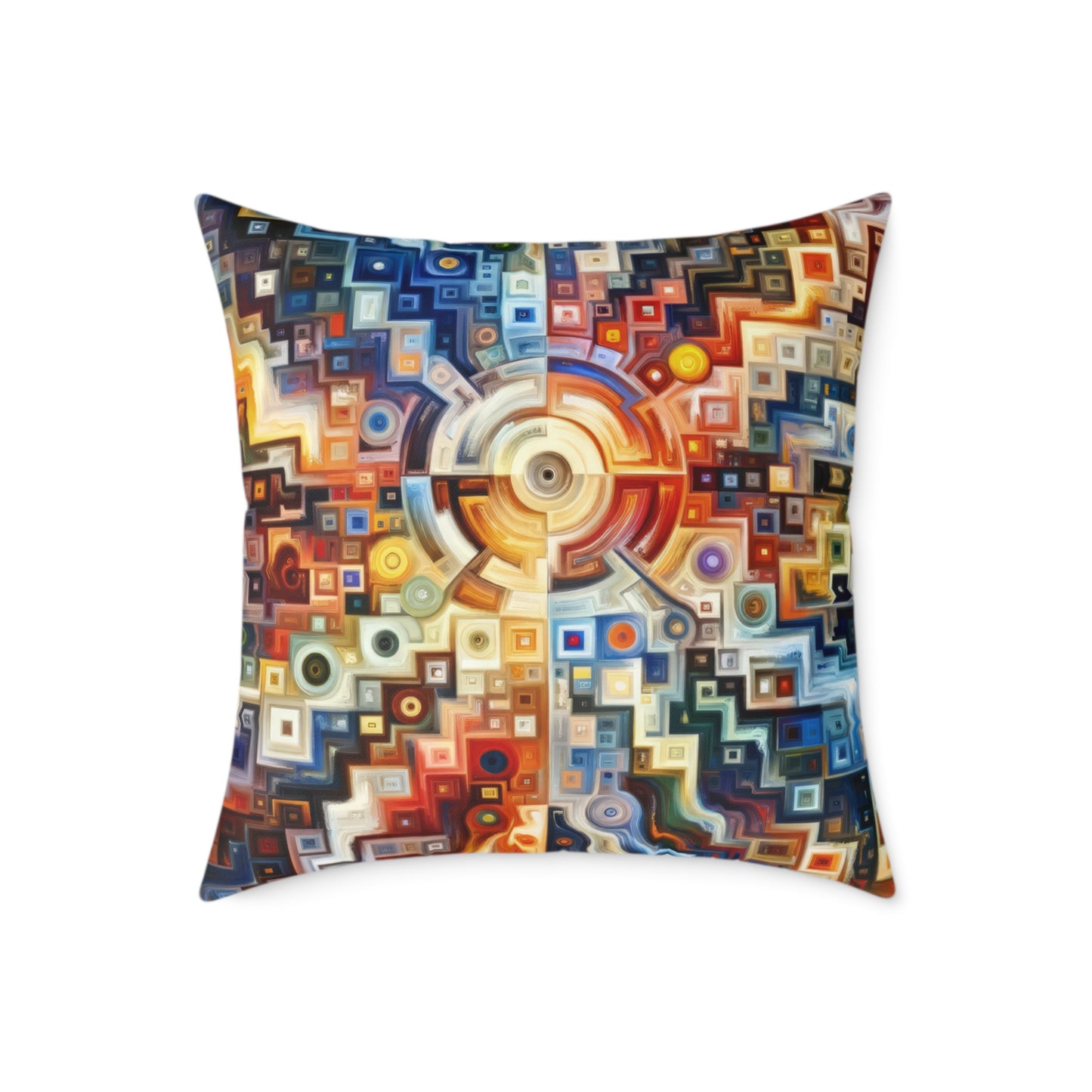 Essence Kaleidoscope Tapestry Spun Polyester Pillow