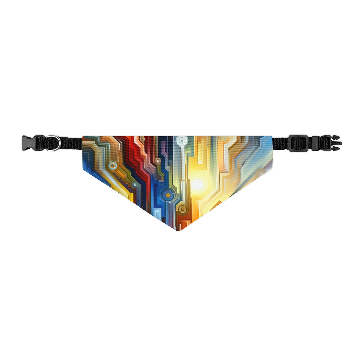 Unity Abstract Vibrancy Pet Bandana Collar