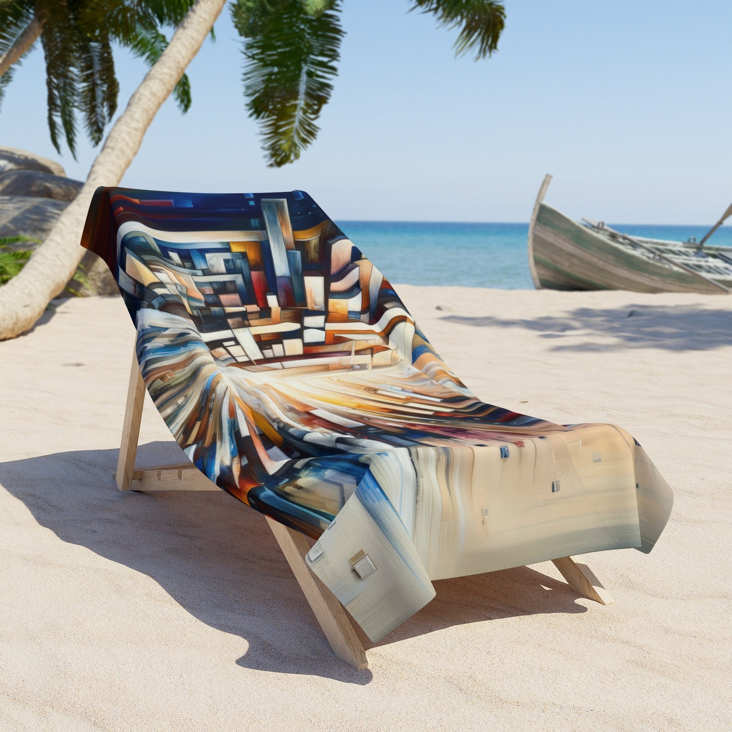 Pieces Unifying Focus Beach Towel