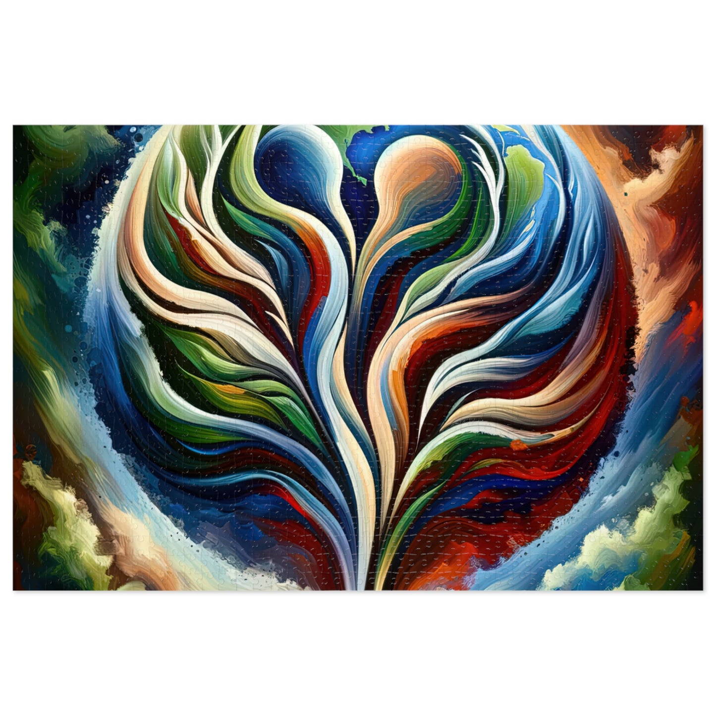 Interconnected Earth Advocates Jigsaw Puzzle (30, 110, 252, 500,1000-Piece)