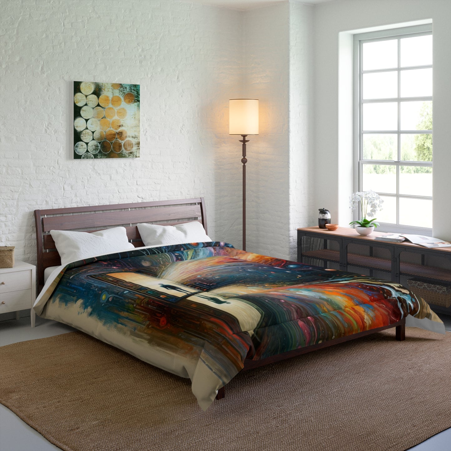 Mirror Wholeness Tachism Comforter