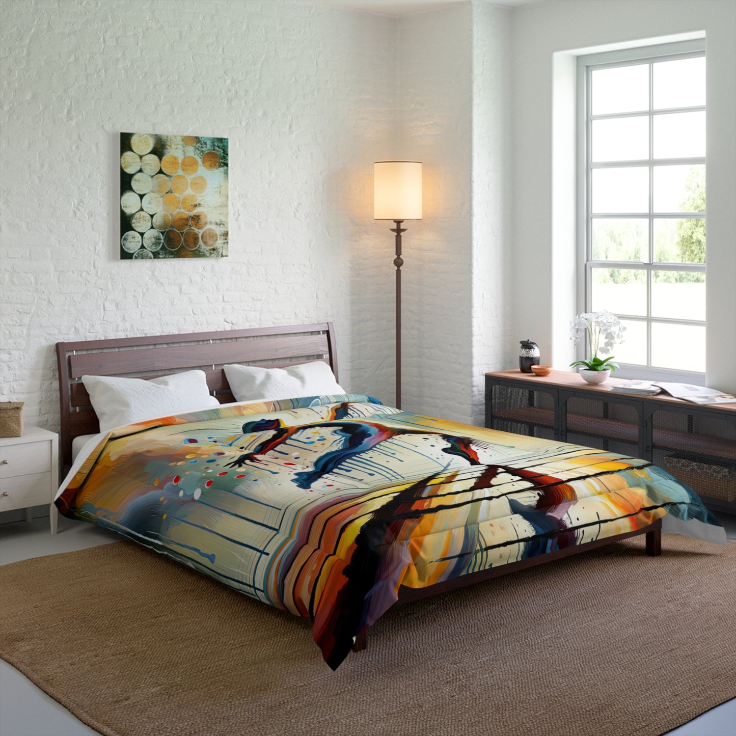 Expressive Dance Reflection Comforter