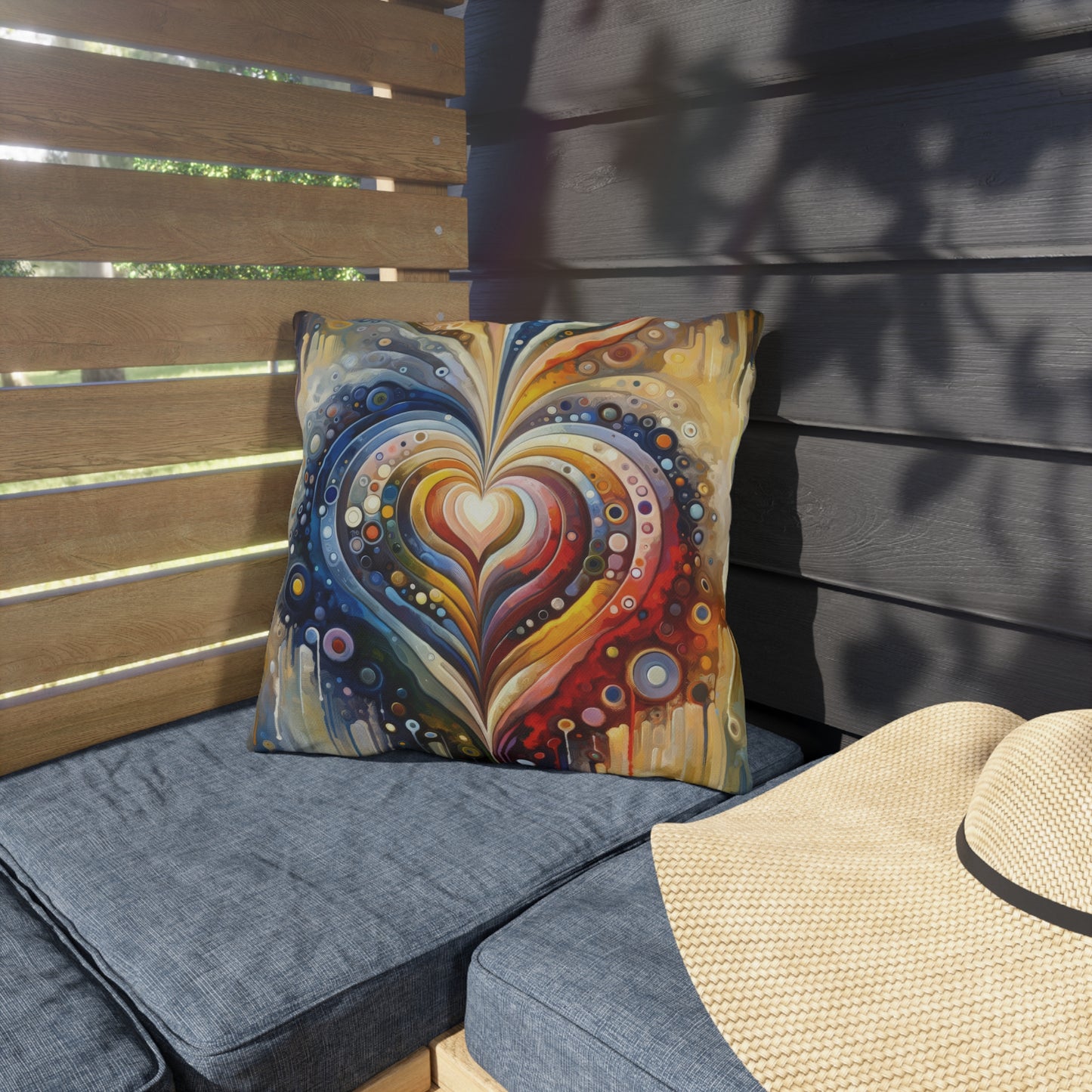 Harmonic Heart Essence Outdoor Pillows