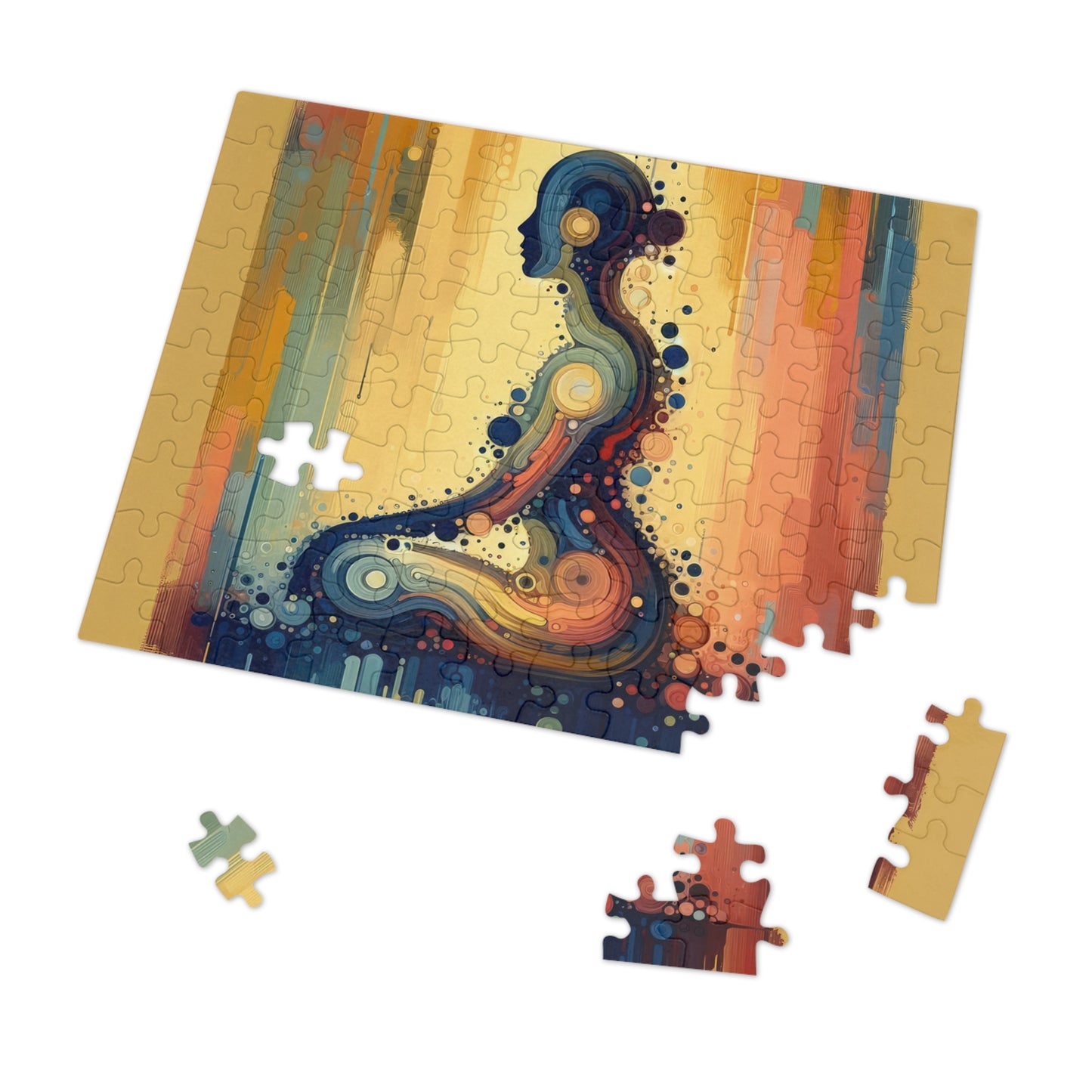 Patience Essence Tachism Jigsaw Puzzle (30, 110, 252, 500,1000-Piece)