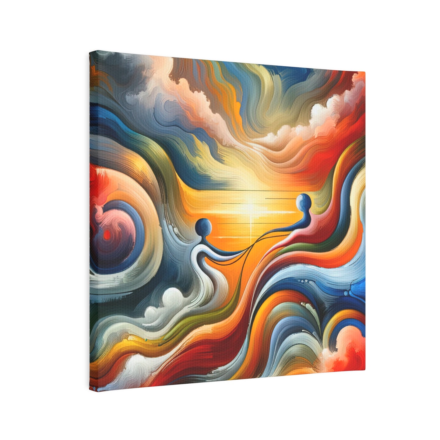 Empathetic Lifeline Abstract Canvas Photo Tile