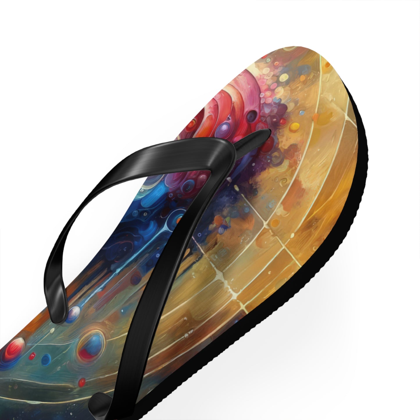 Unified Heart Reflections Flip Flops