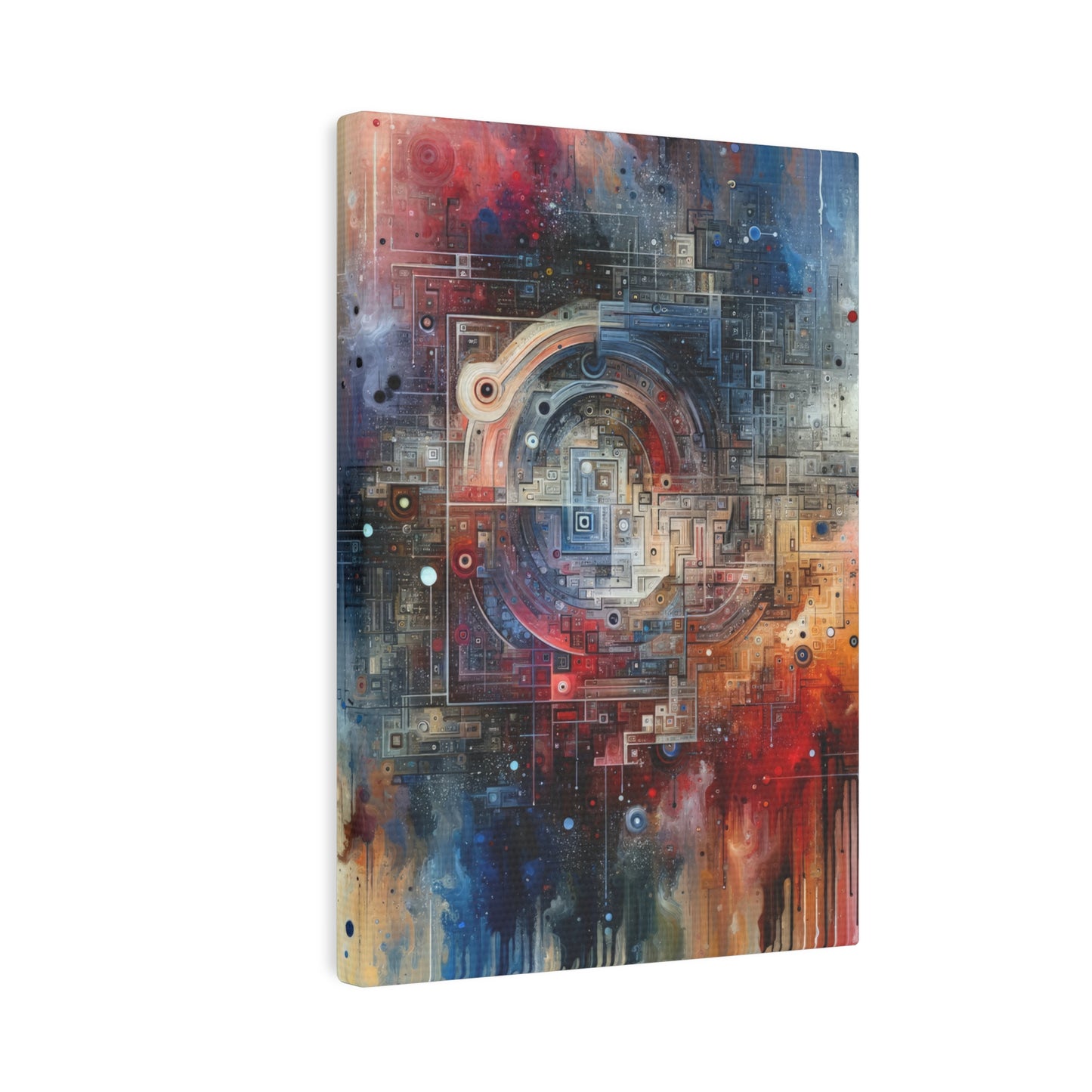 Awareness Algorithm Tachism Canvas Photo Tile
