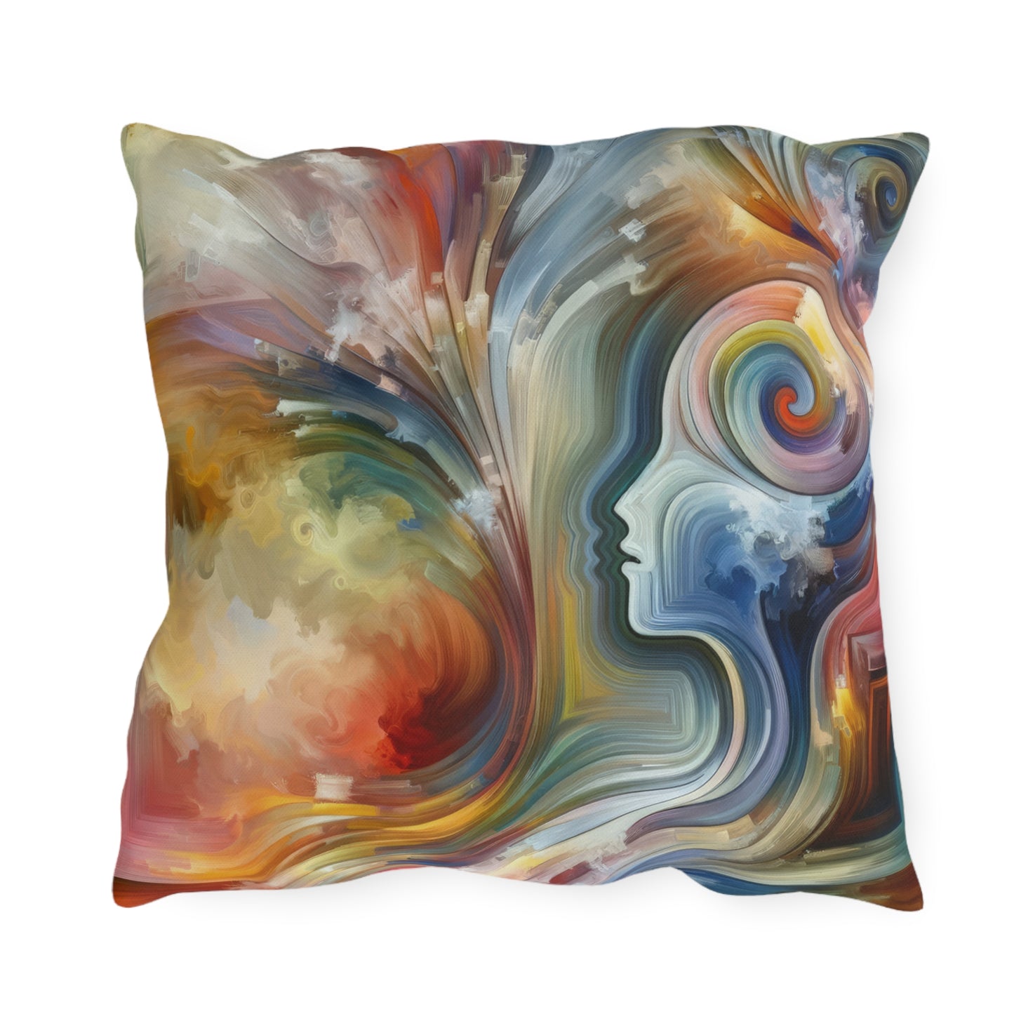 Empathy Binding Spirit Outdoor Pillows