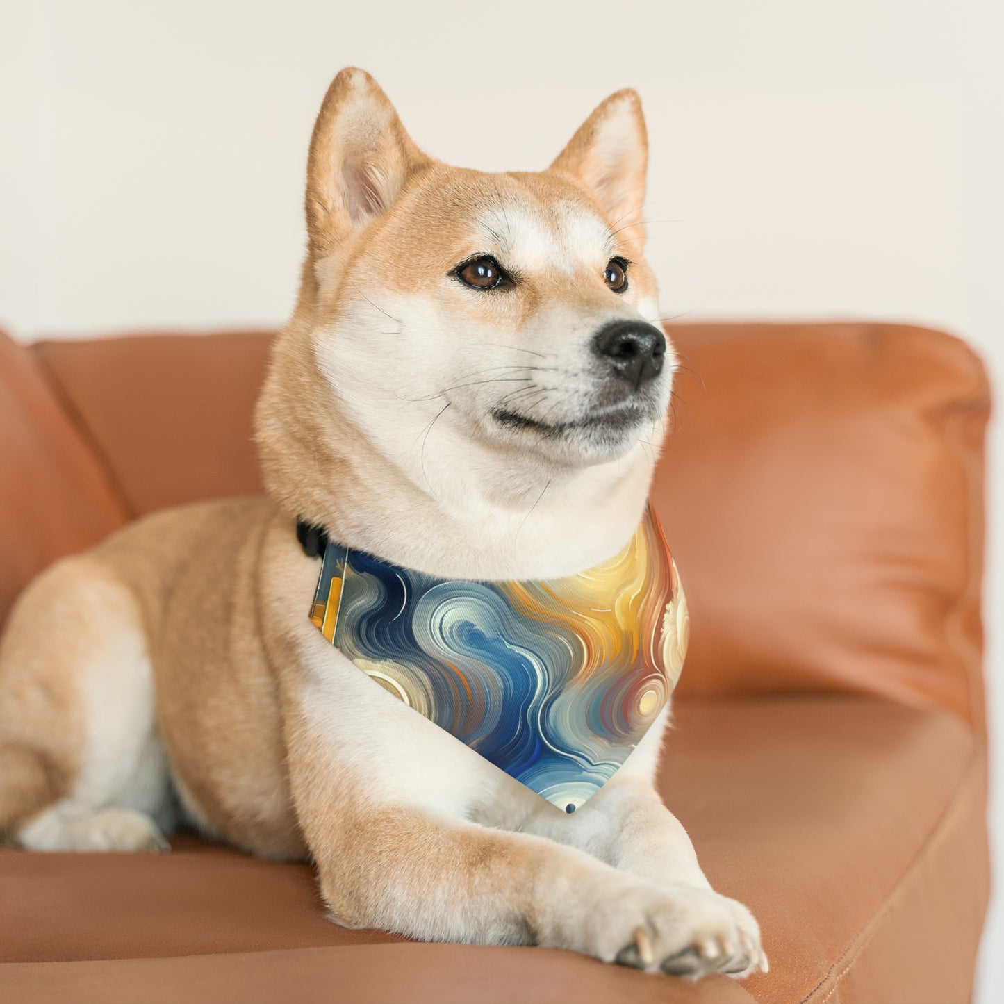 Spiritual Tranquil Sanctuary Pet Bandana Collar