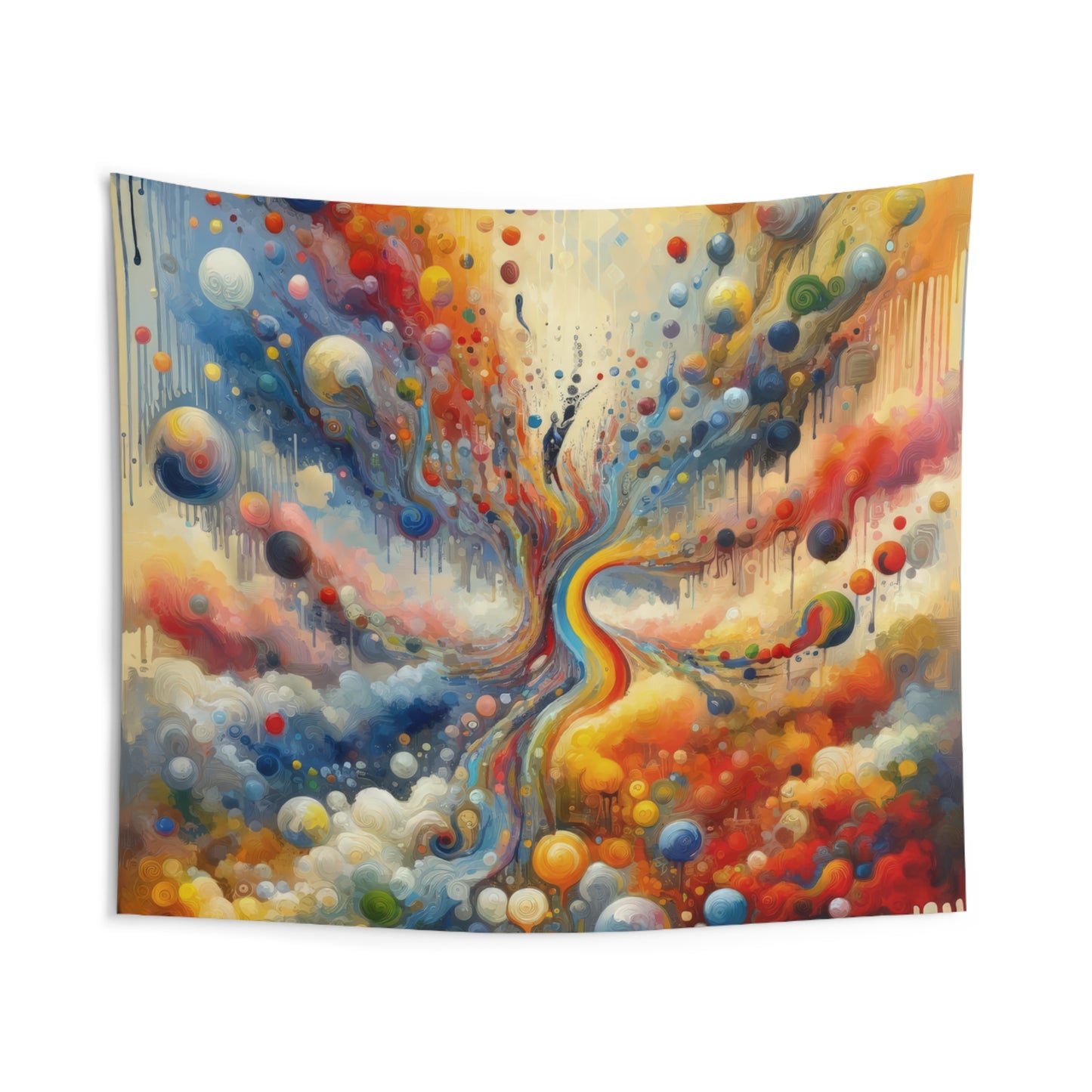 Choices Tachism Canvas Indoor Wall Tapestries