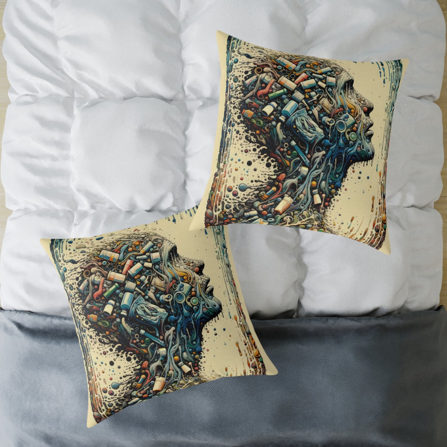 Rethinking Consumption Transformation Spun Polyester Pillow