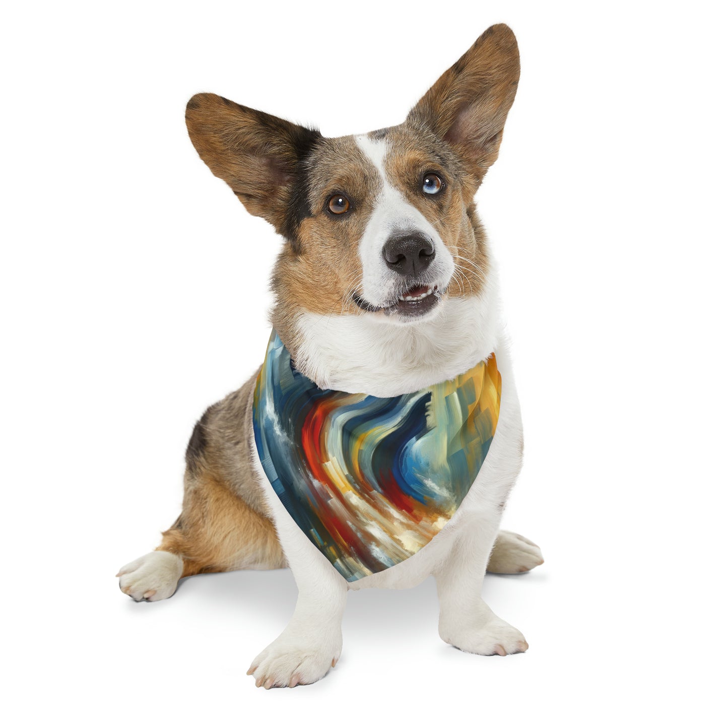 Persistence Force Abstract Pet Bandana Collar