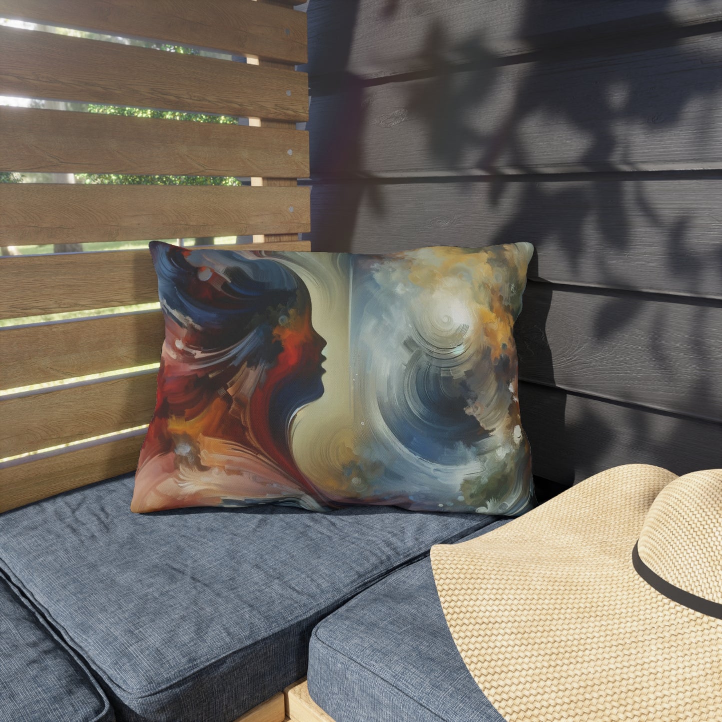 Embracing Sovereign Reflectivity Outdoor Pillows