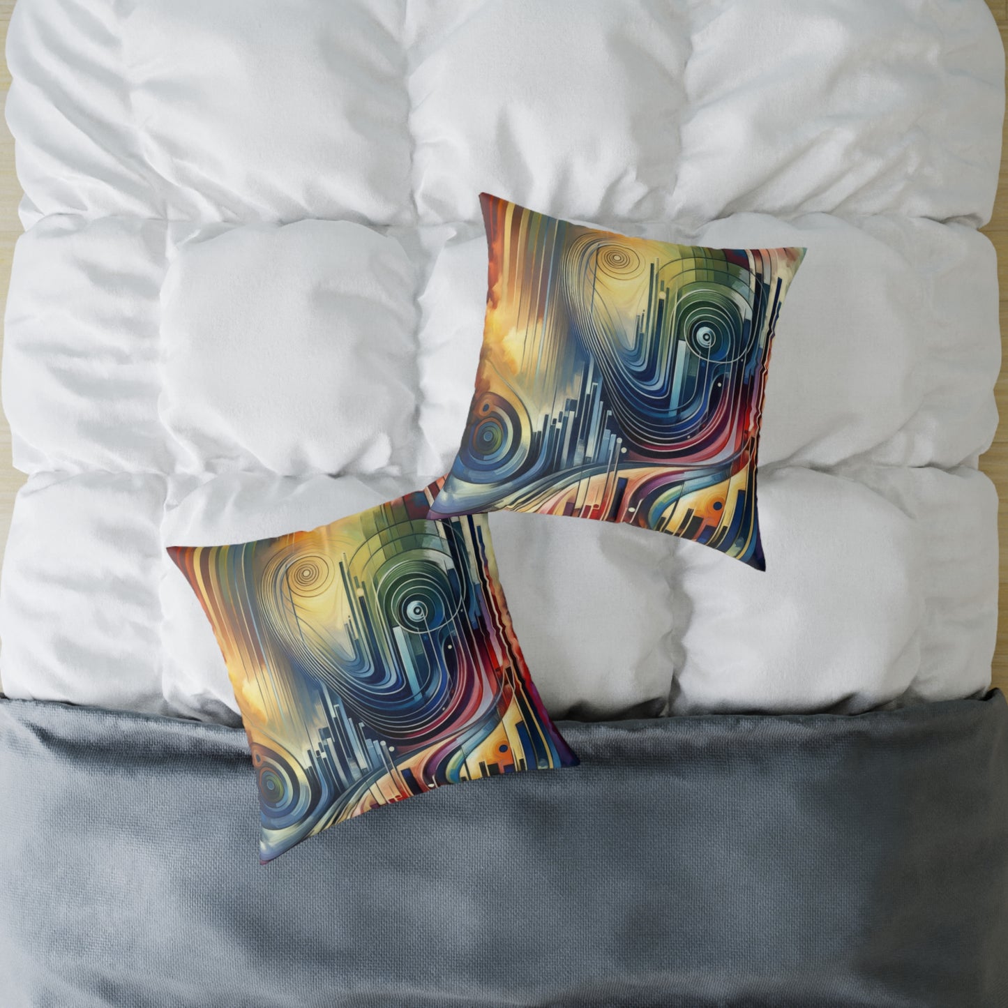 Effort Amplifies Outcome Spun Polyester Pillow