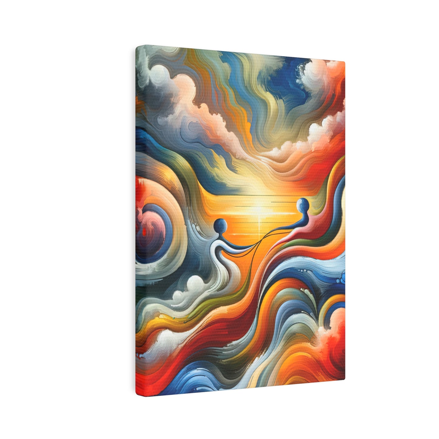Empathetic Lifeline Abstract Canvas Photo Tile