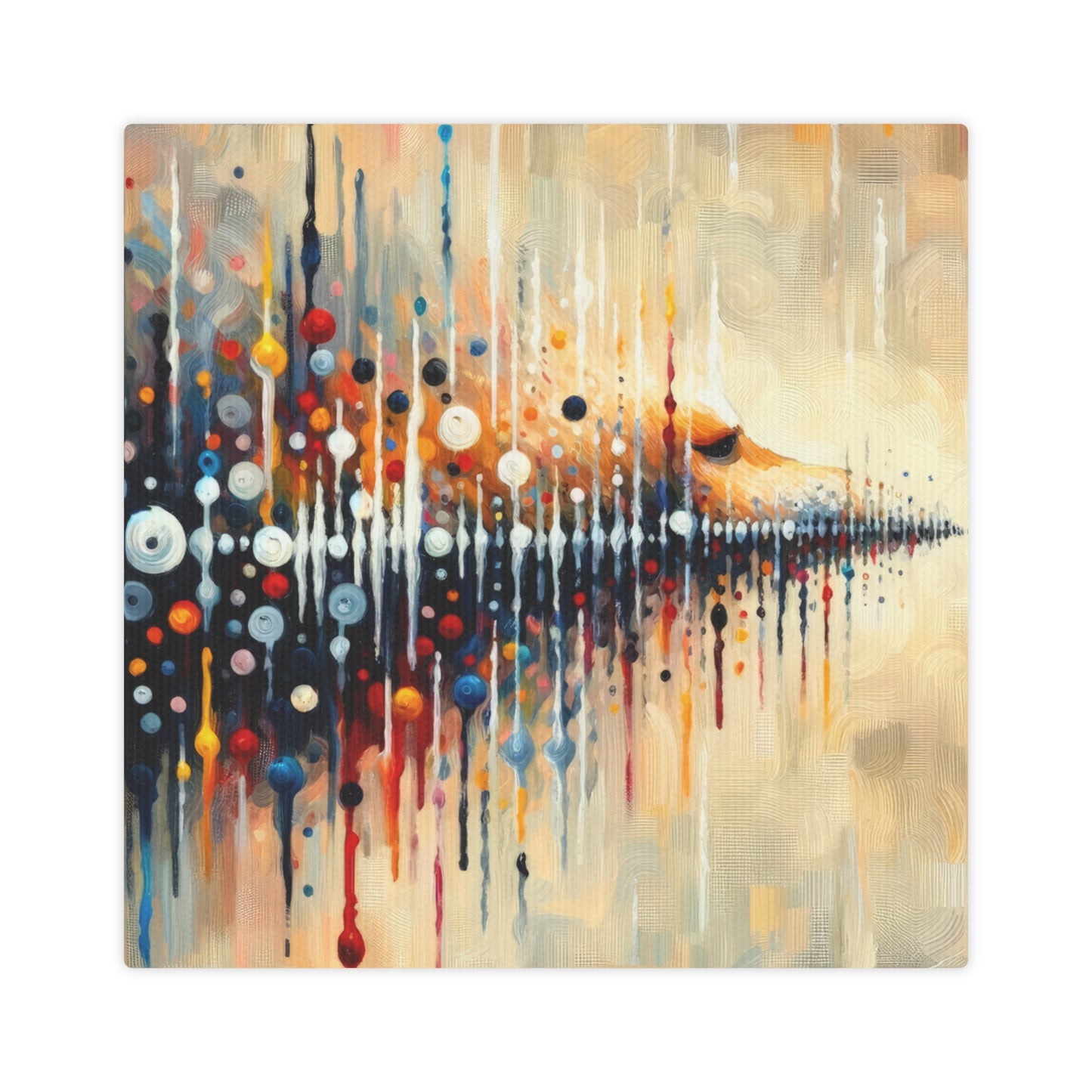Distant Barking Echoes Canvas Photo Tile
