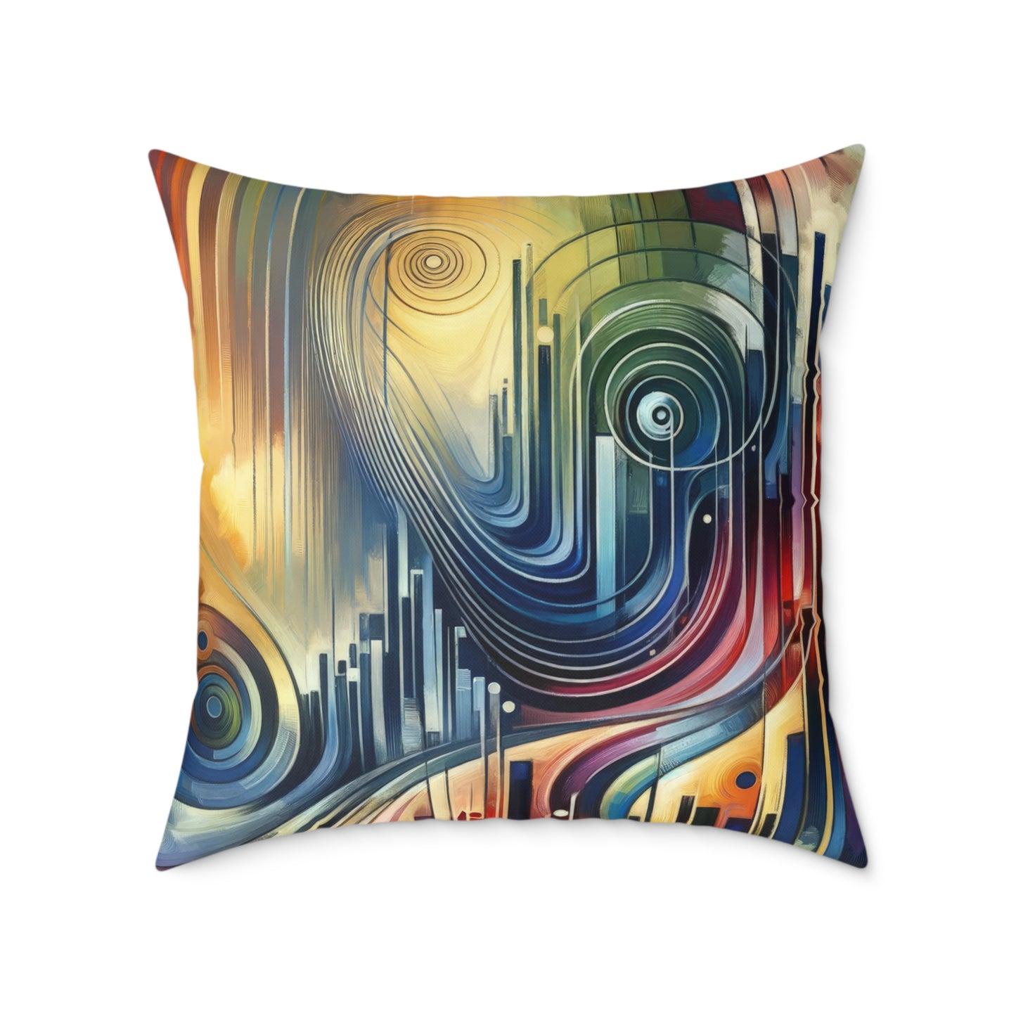 Effort Amplifies Outcome Spun Polyester Pillow