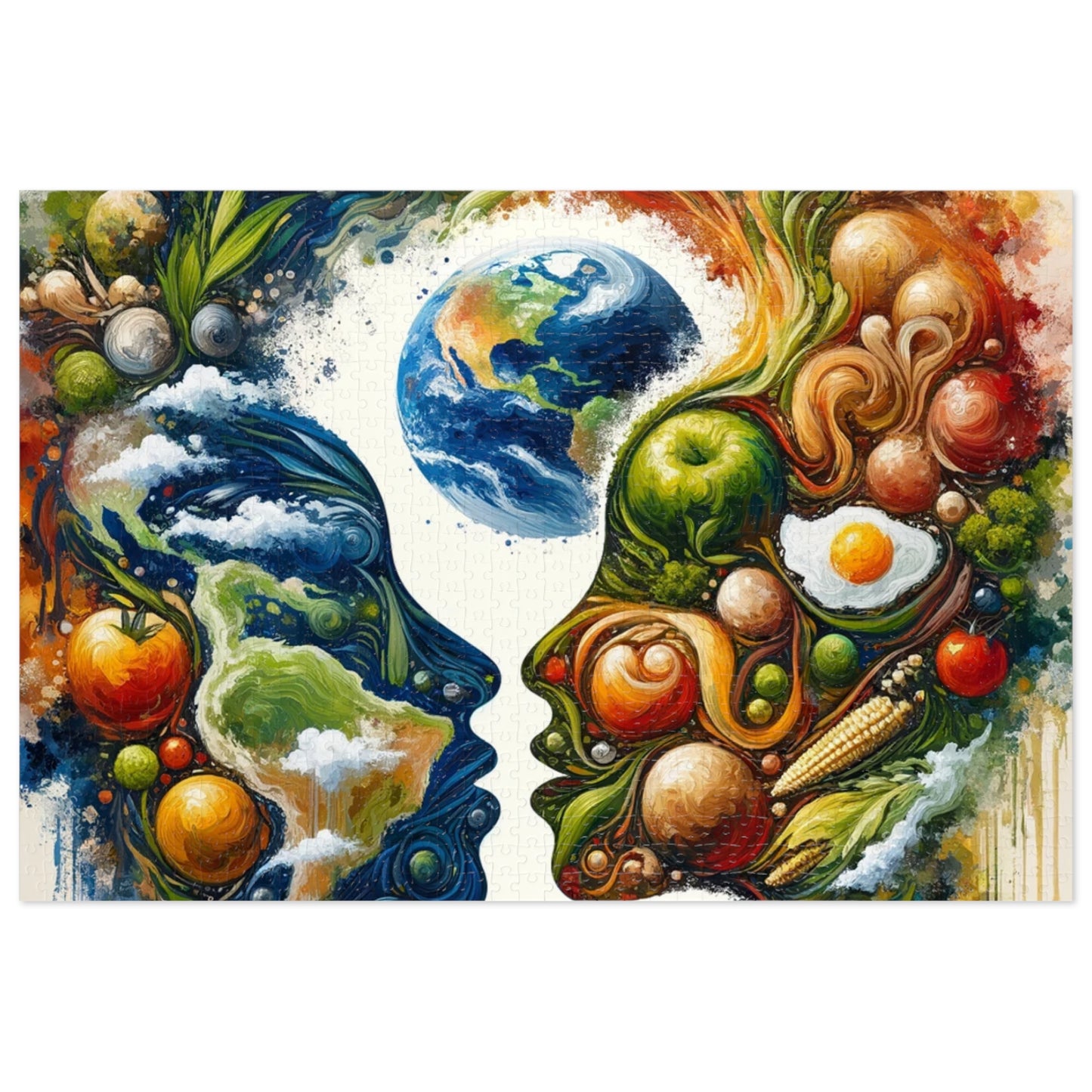 Earthly Dialogue Feast Jigsaw Puzzle (30, 110, 252, 500,1000-Piece)