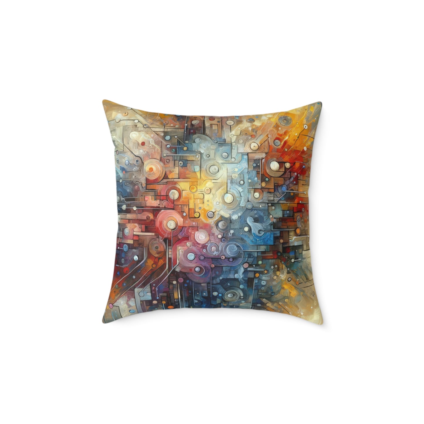 Empathy Scaffold Unity Spun Polyester Pillow