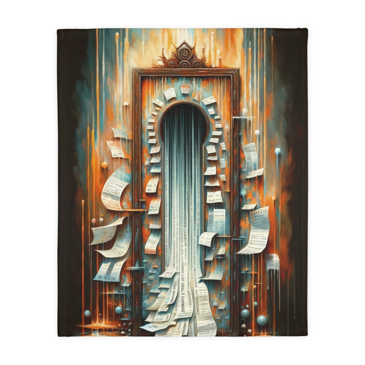 Illuminated Truths Mirror Velveteen Microfiber Blanket (Two-sided print)
