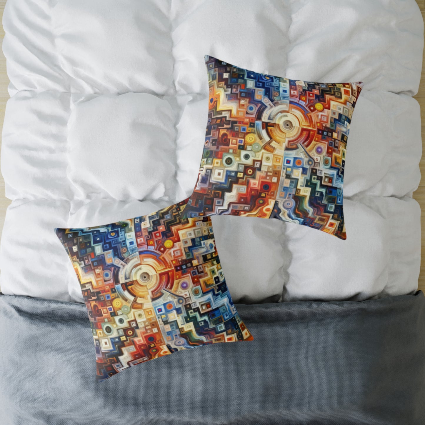 Essence Kaleidoscope Tapestry Spun Polyester Pillow
