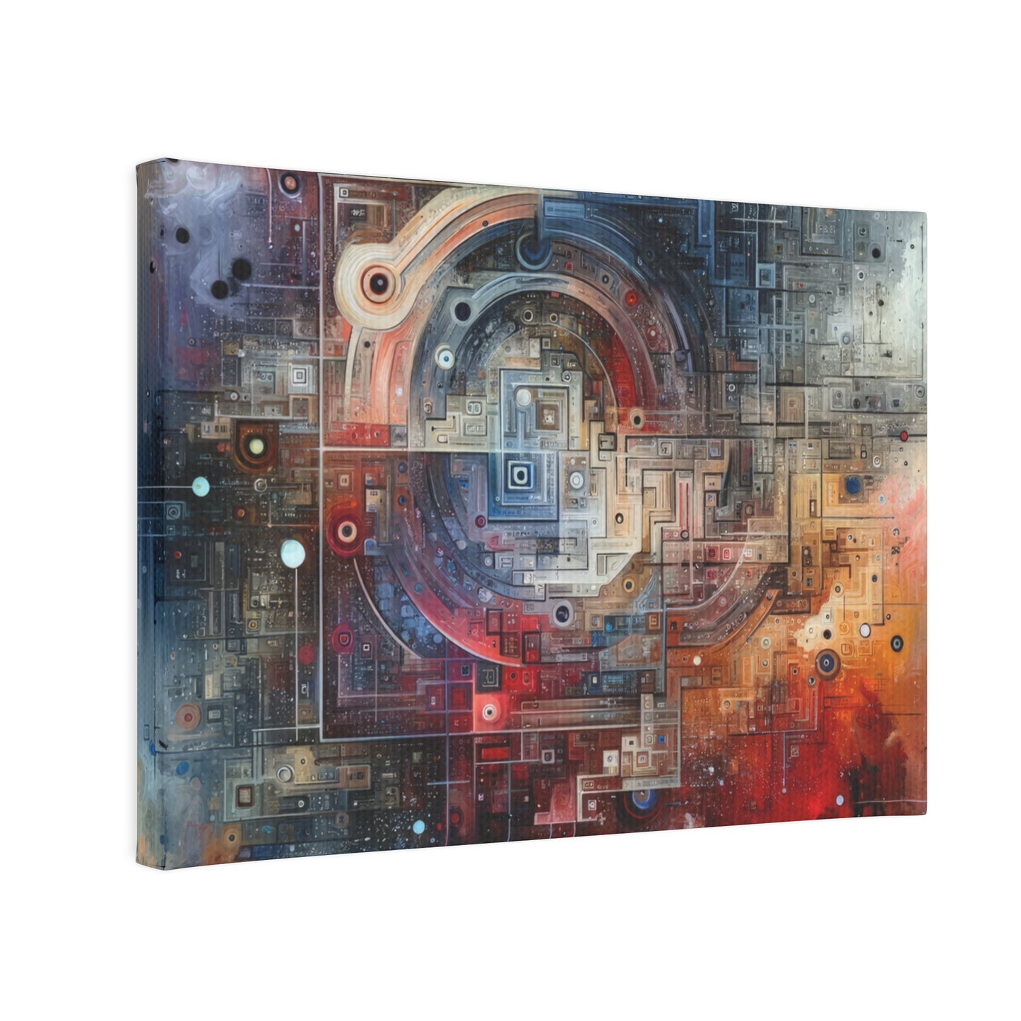 Awareness Algorithm Tachism Canvas Photo Tile