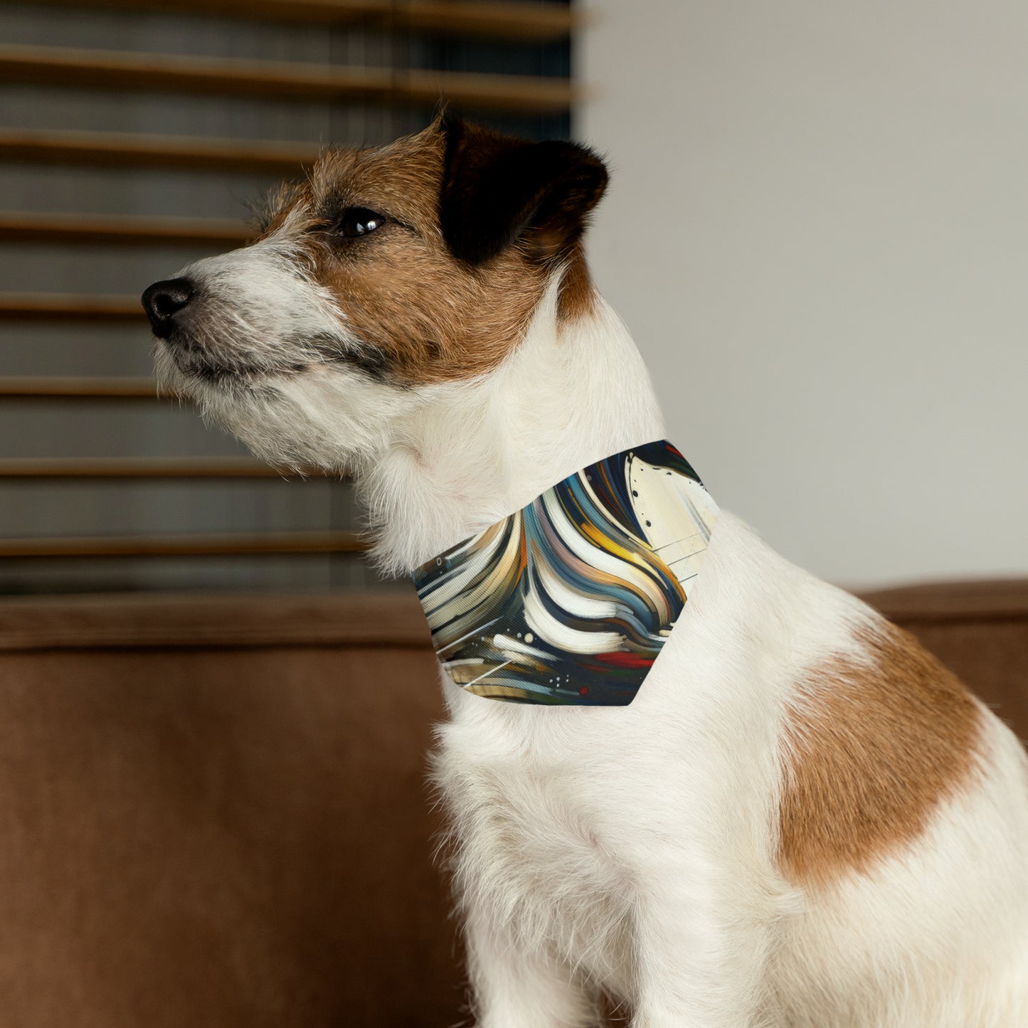 Hyperlinked Horsepower Gallop Pet Bandana Collar