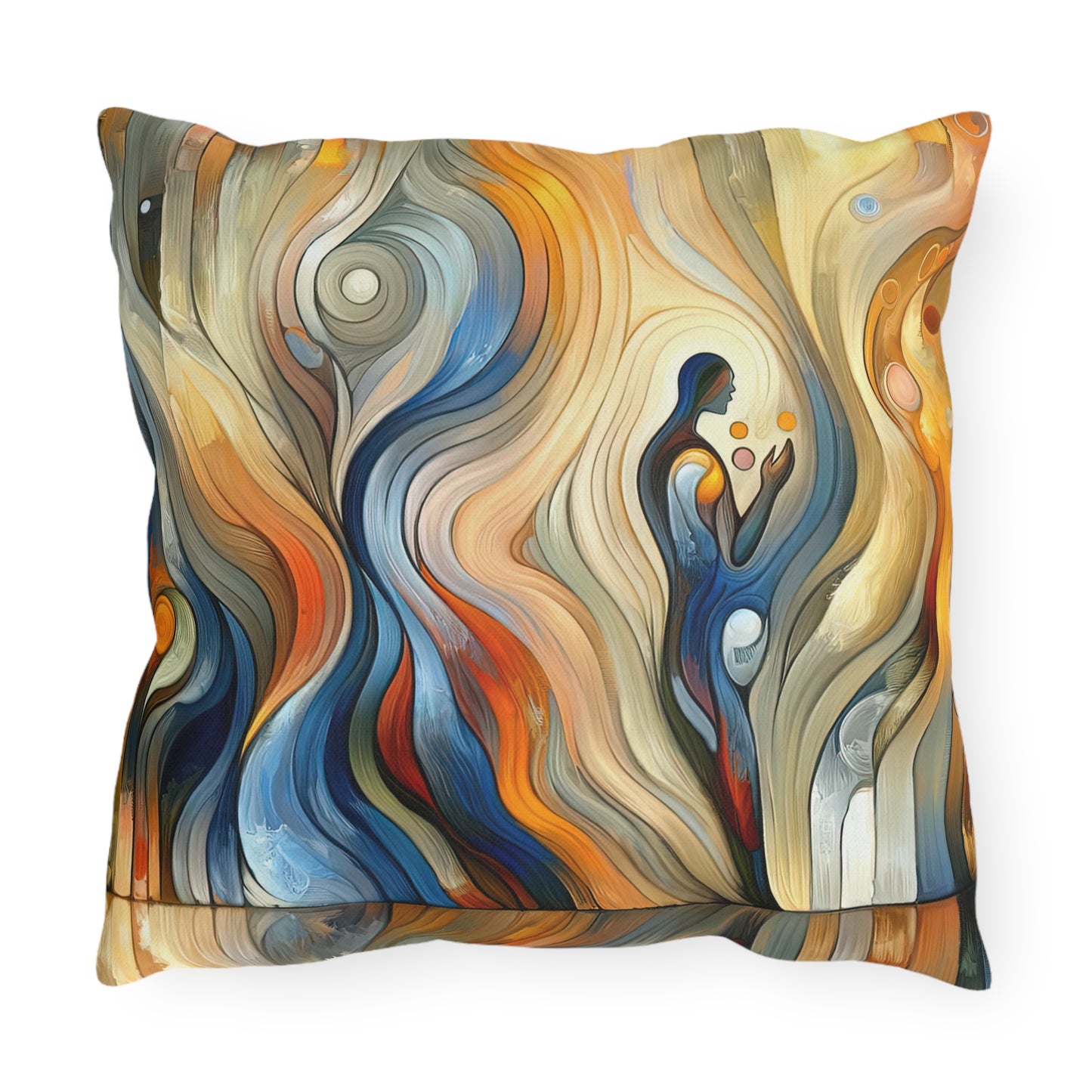 Self Embrace Benevolence Outdoor Pillows
