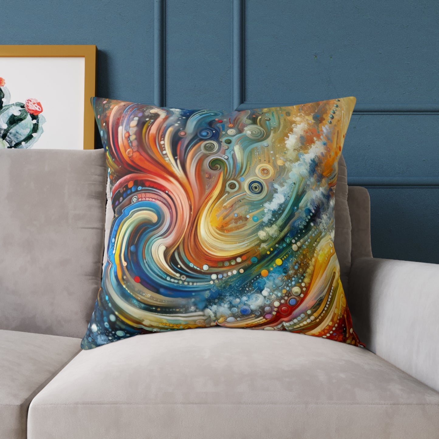 Dynamic Unity Tapestry Spun Polyester Pillow
