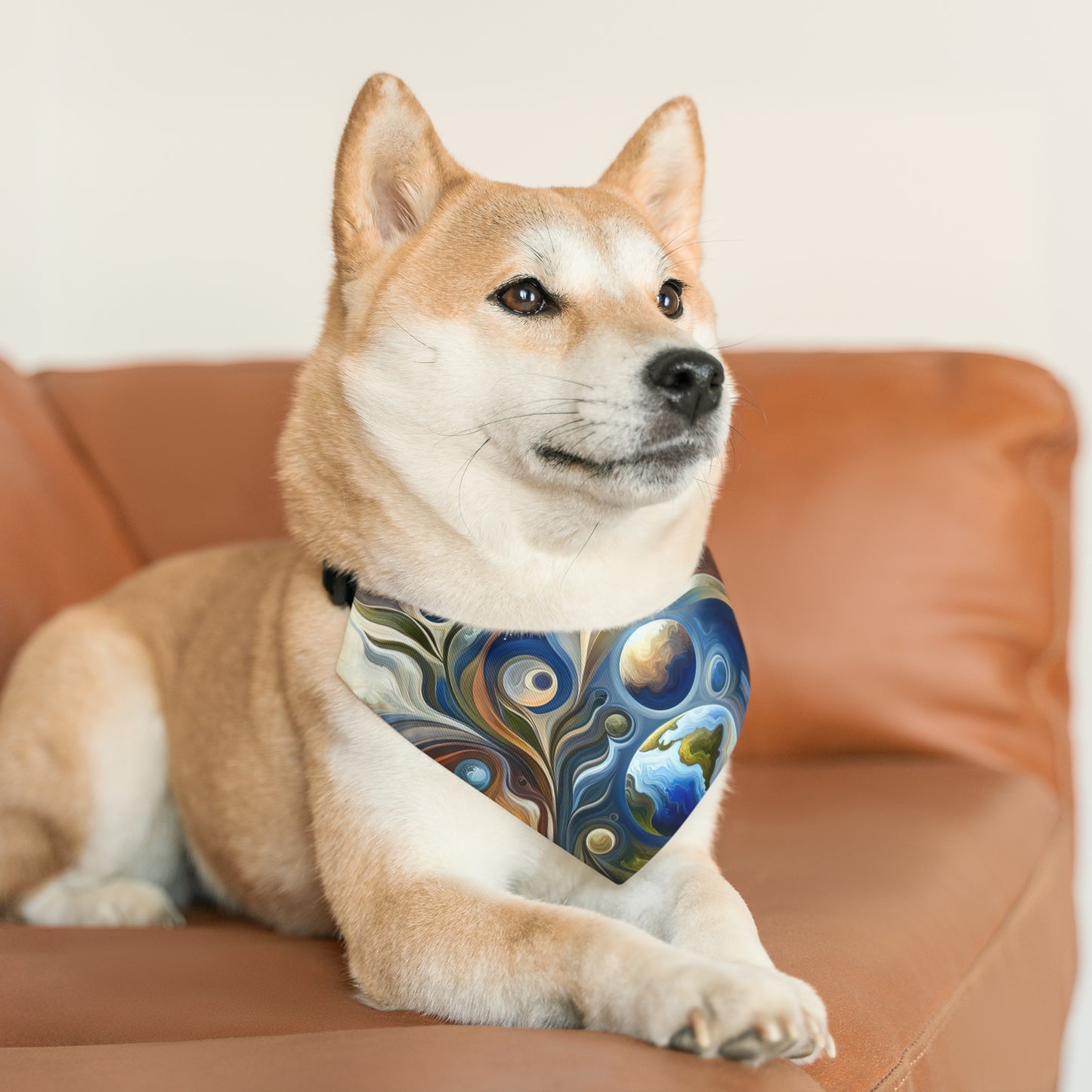 Esoteric Nurturing Gaia Pet Bandana Collar