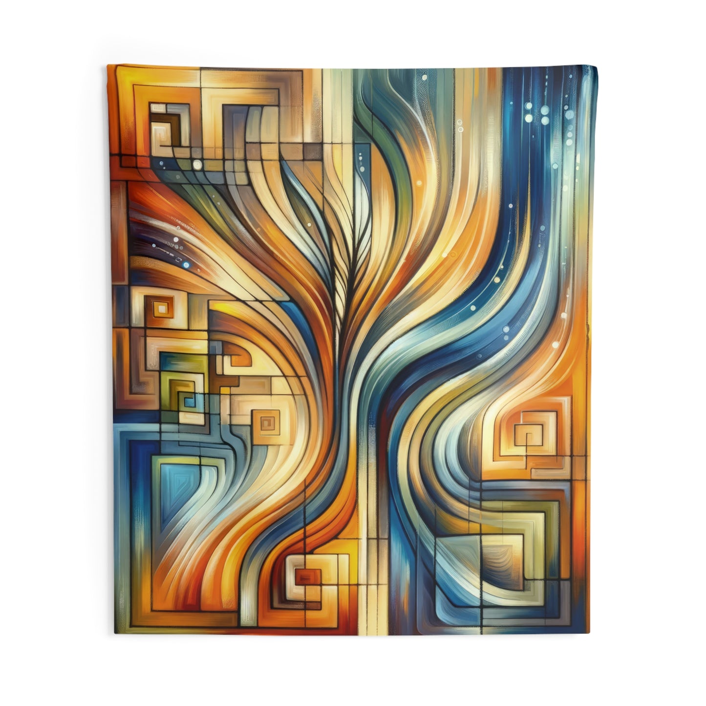 Spiritual Tachism Connection Indoor Wall Tapestries