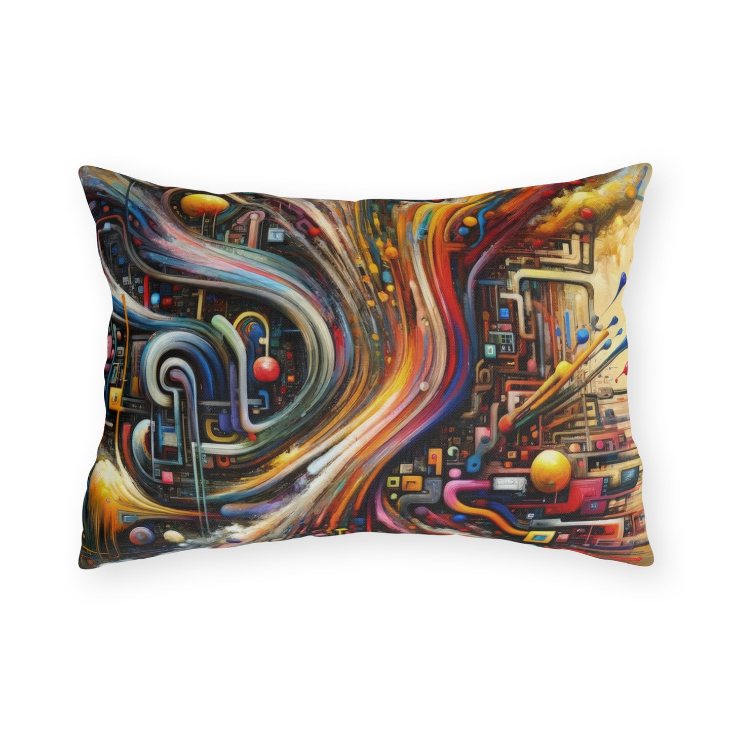 Information Bottleneck Cascade Outdoor Pillows