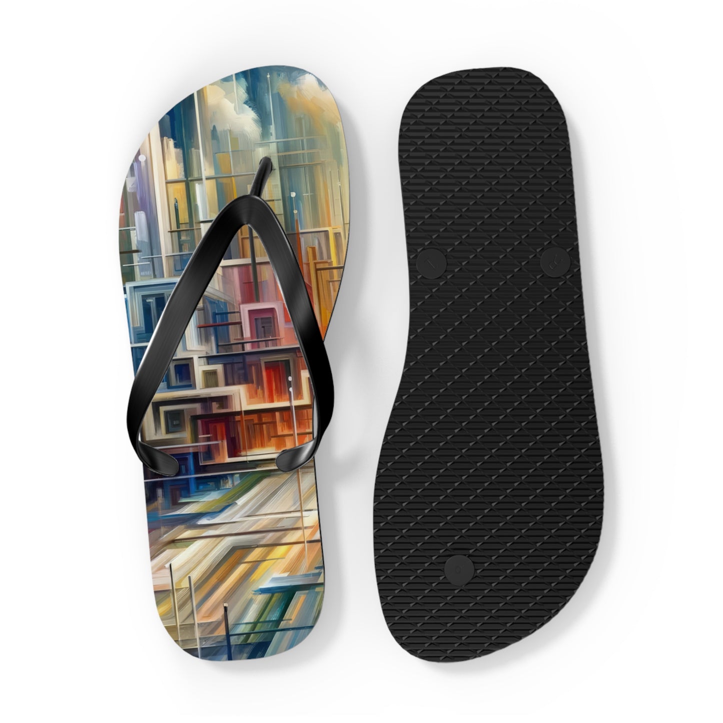 Urban Flow Interconnectedness Flip Flops