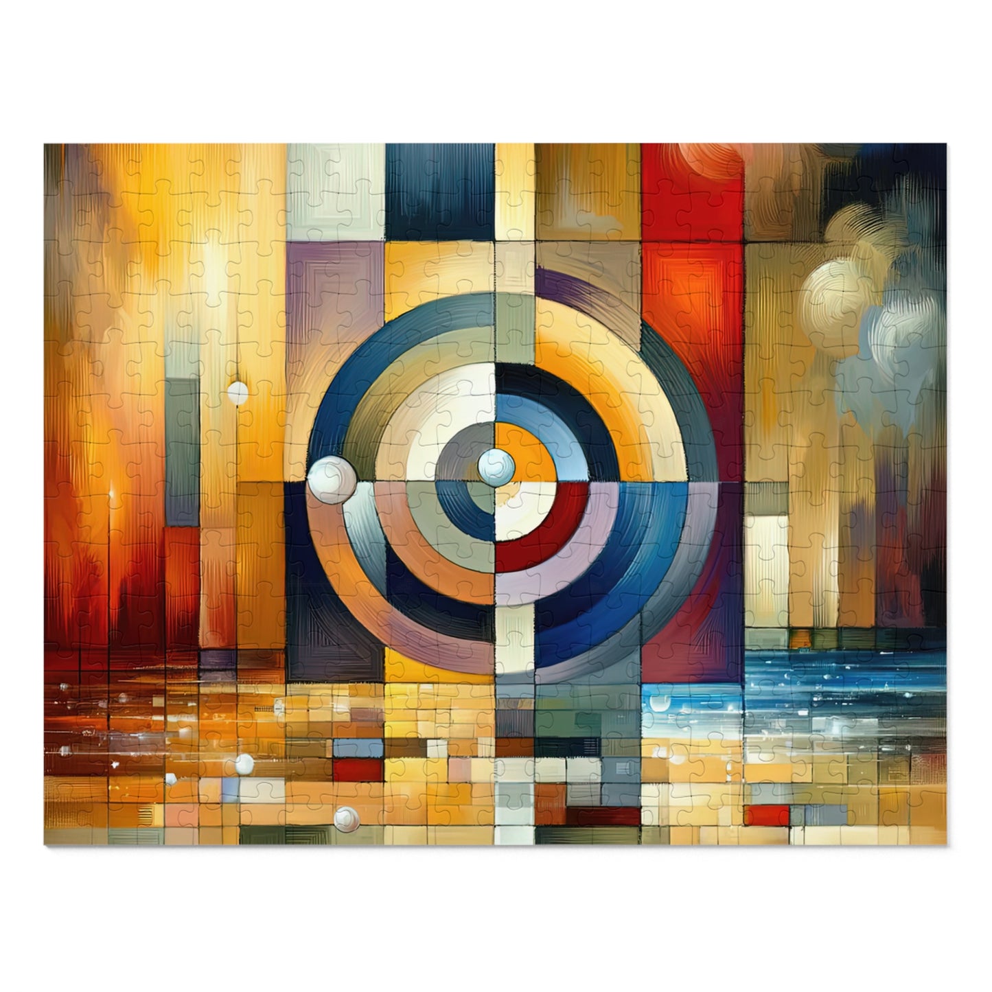 Oneness Through Tachism Jigsaw Puzzle (30, 110, 252, 500,1000-Piece)