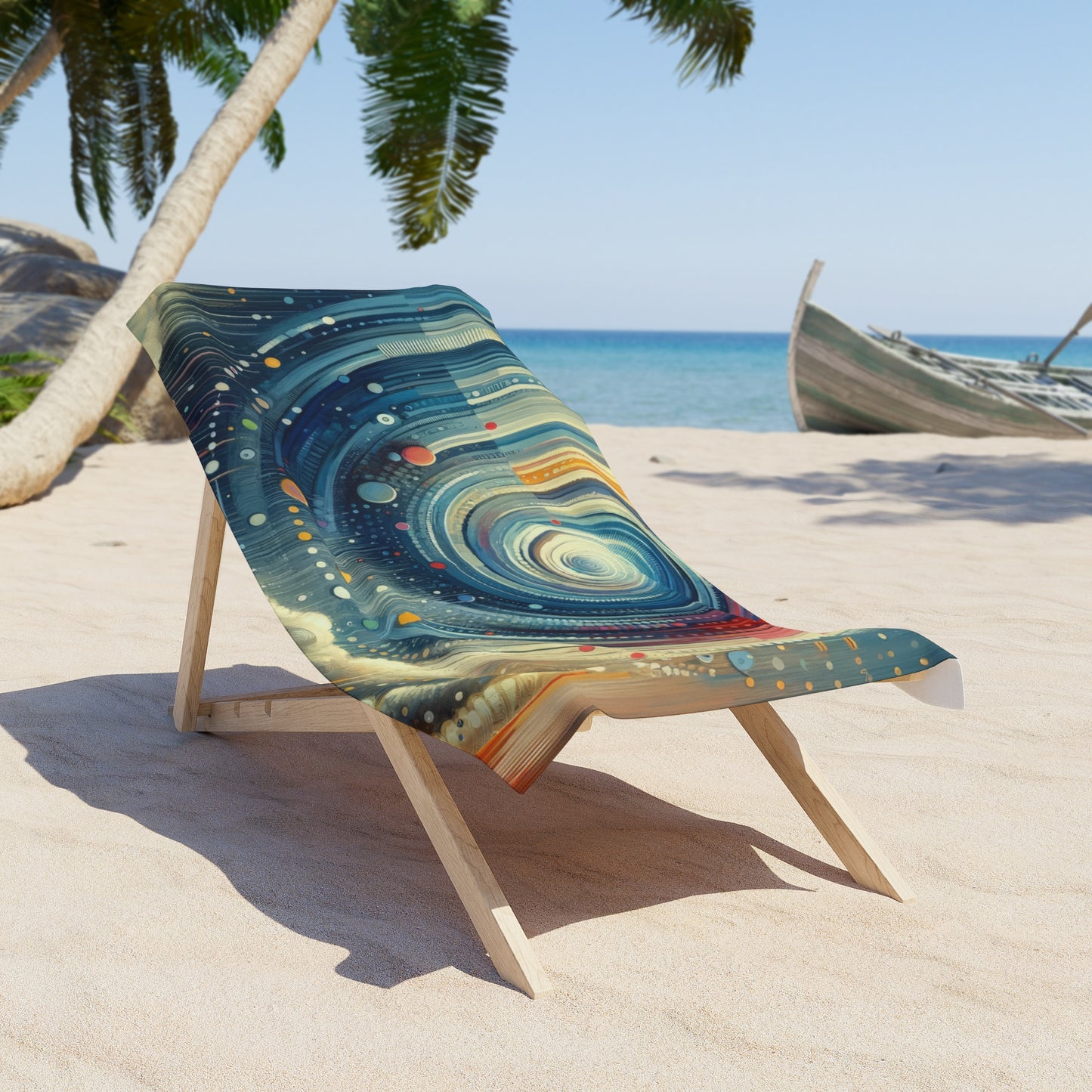 Considerate Echoes Resonate Beach Towel