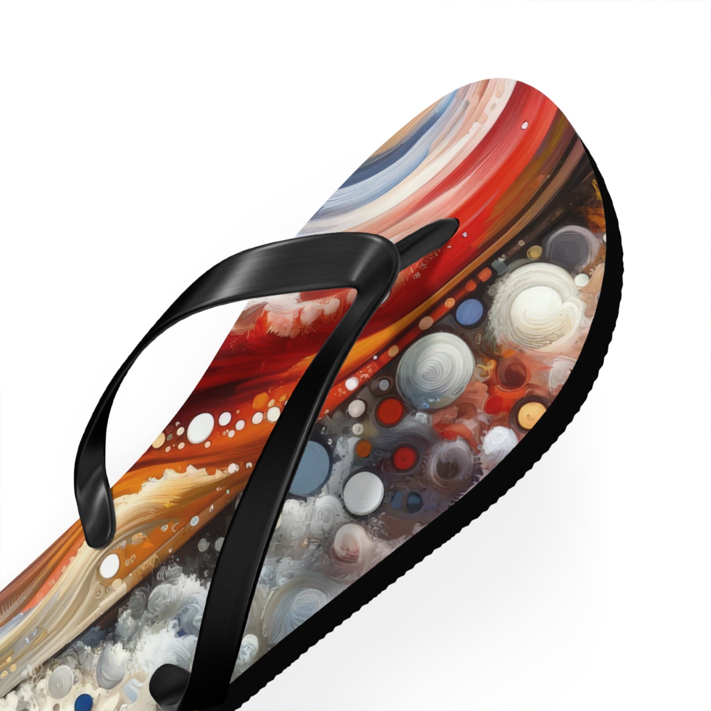 Harmonic Swirl Elegance Flip Flops