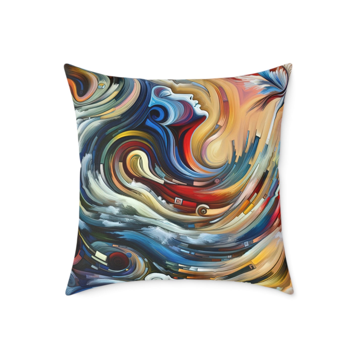 Gratitude Melodic Transformation Spun Polyester Pillow