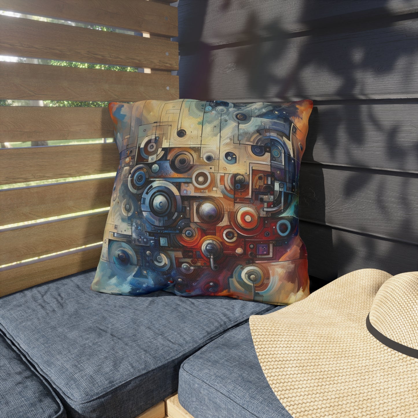 Tech Gratitude Fusion Outdoor Pillows